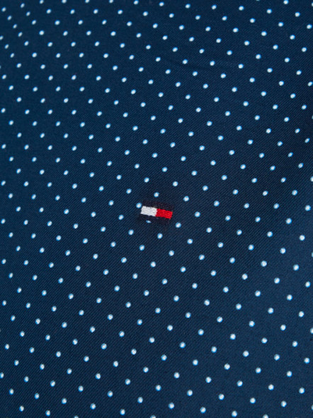 Chemise Marine à Pois Tommy Hilfiger Grande Taille