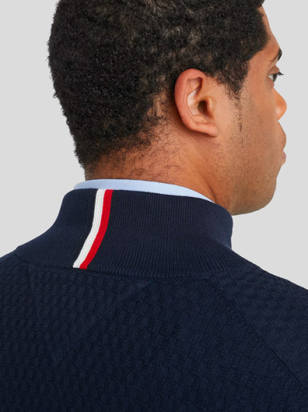 Cardigan Maille Zippé Tommy Hilfiger Grande Taille