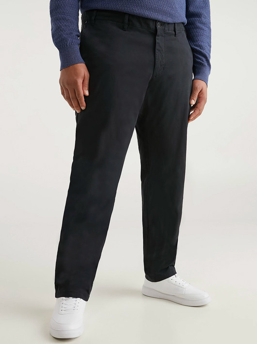 Chino Noir Tommy Hilfiger Grande Taille homme grande taille - Capelstore