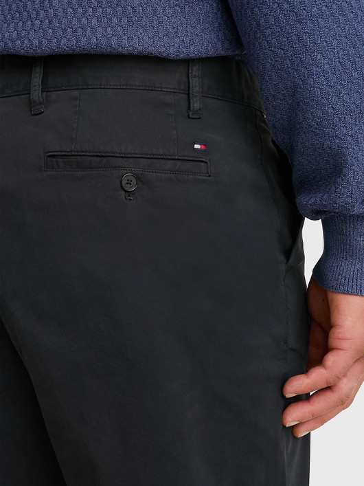 Chino Noir Tommy Hilfiger Grande Taille homme grande taille - Capelstore