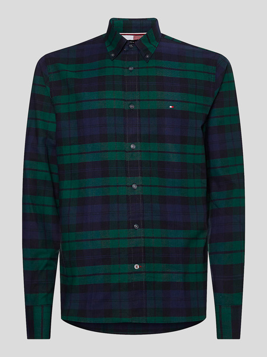 Chemise Carreaux Tartan Tommy Hilfiger Grande Taille