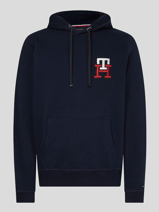 Sweat Capuche Logo Th Tommy Hilfiger Grande Taille homme grande taille - Capelstore