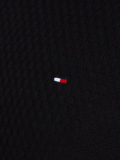 Pull Col Rond Noir Tommy Hilfiger Grande Taille  homme grande taille - Capelstore