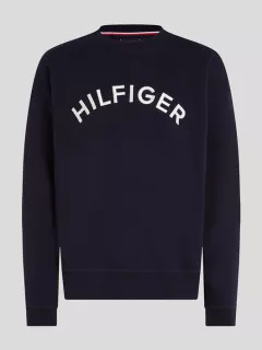 Pull Col Rond Logo Tommy Hilfiger Grande Taille  homme grande taille - Capelstore