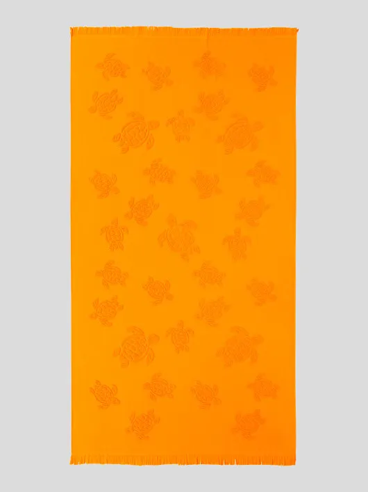 Drap Bain Orange Vilebrequin  homme grande taille - Capelstore