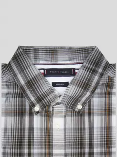 Chemise Ml Carreaux T.hilfiger Grandes Tailles  homme grande taille - Capelstore