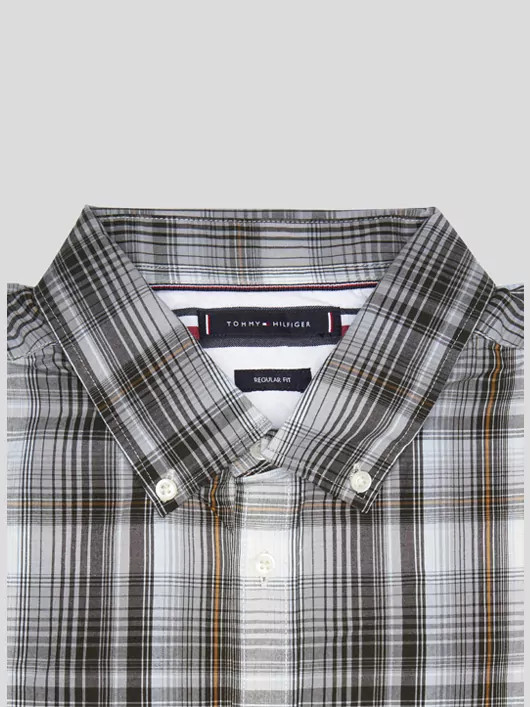 Chemise Ml Carreaux T.hilfiger Grandes Tailles homme grande taille - Capelstore