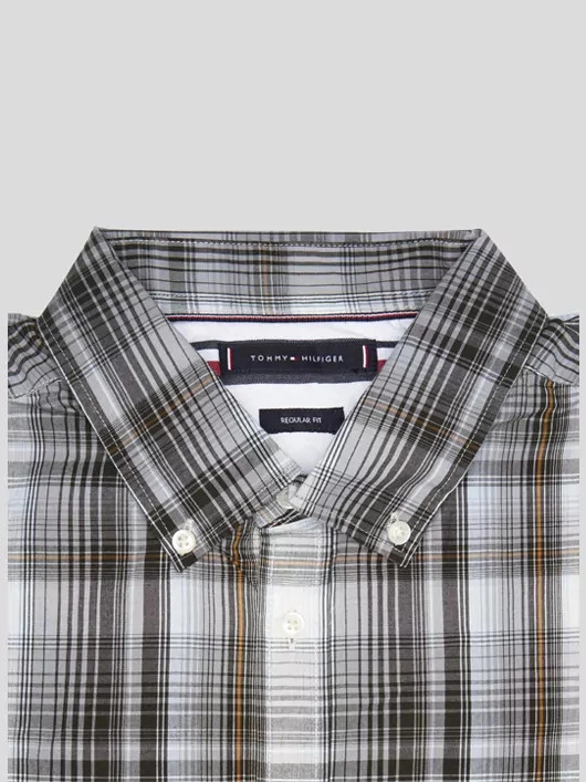 Chemise Ml Carreaux T.hilfiger Grandes Tailles  homme grande taille - Capelstore
