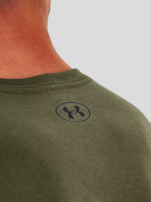 Tee-shirt Kaki Under Armour Grande Taille