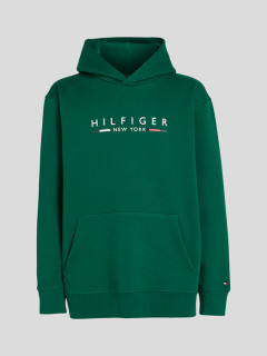 Sweat Capuche Vert Tommy Hilfiger Grande Taille  homme grande taille - Capelstore