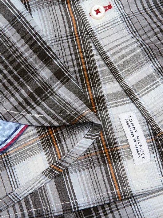 Chemise Ml Carreaux T.hilfiger Grandes Tailles homme grande taille - Capelstore