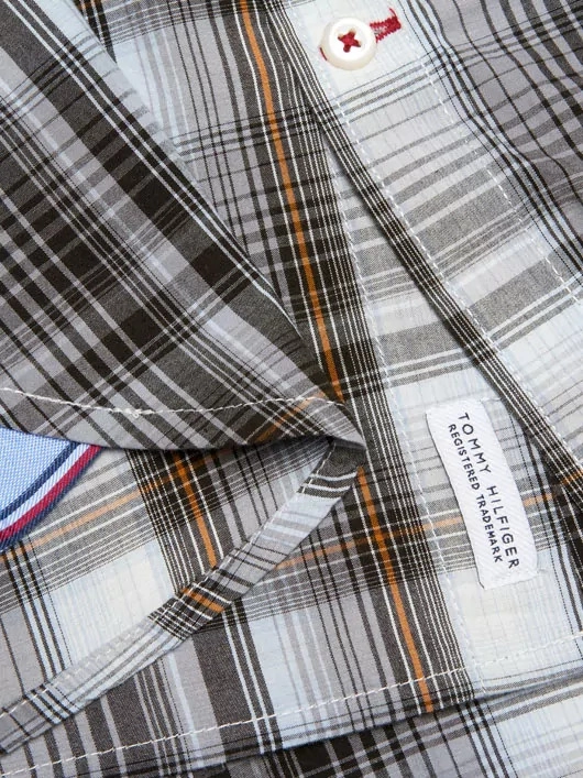 Chemise Ml Carreaux T.hilfiger Grandes Tailles  homme grande taille - Capelstore