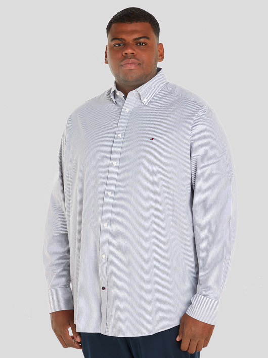 Chemise Rayee Tommy Hilfiger Grande Taille homme grande taille - Capelstore