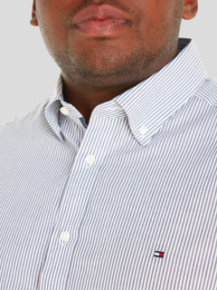 Chemise Rayee Tommy Hilfiger Grande Taille  homme grande taille - Capelstore