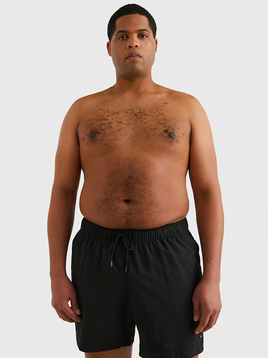 Maillot De Bain Uni Noir Tommy Hilfiger Grande Taille homme grande taille - Capelstore