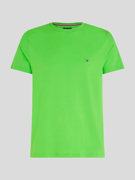 Tee-shirt Vert Logo Tommy Hilfiger Grande Taille