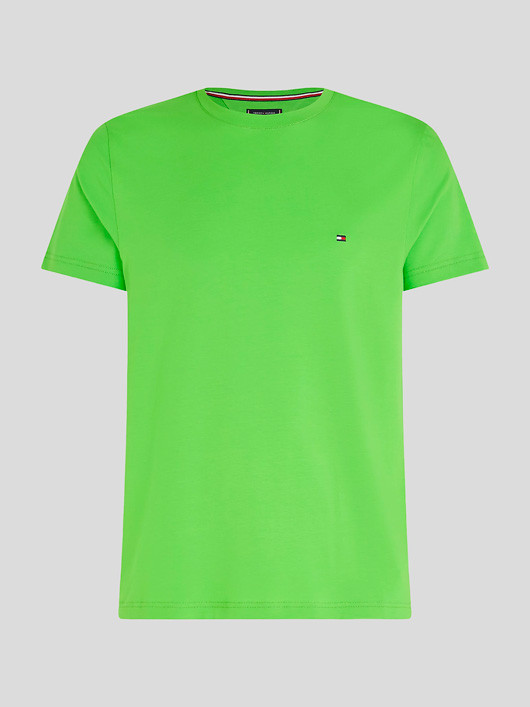 Tee-shirt Vert Logo Tommy Hilfiger Grande Taille