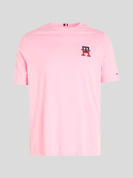 Tee-shirt Rose Monogramme Tommy Hilfiger Grande Taille