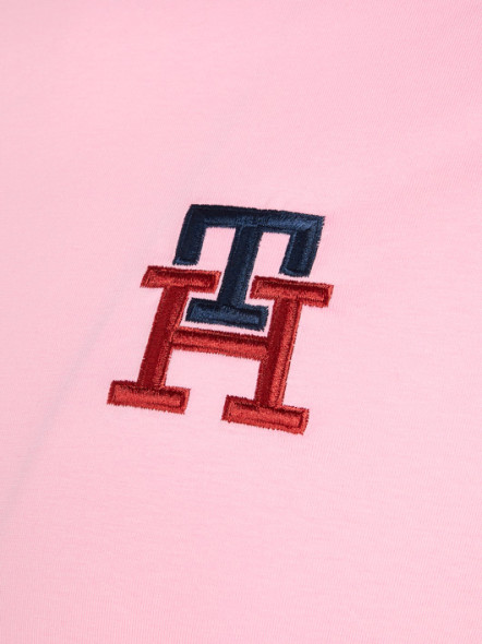 Tee-shirt Rose Monogramme Tommy Hilfiger Grande Taille