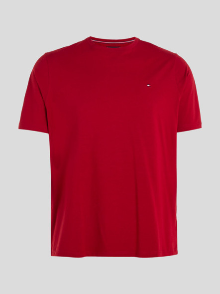 Tee-shirt Rouge Logo Tommy Hilfiger Grande Taille