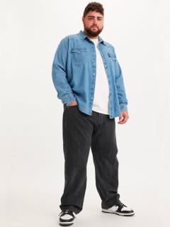 Jean 501 Levi's Black Grande Taille  homme grande taille - Capelstore