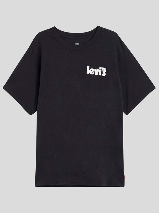 Tee-shirt Noir Levi's Logo Grande Taille