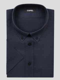 Chemisette Zack/leo Lin Marine Capel Grande Taille  homme grande taille - Capelstore