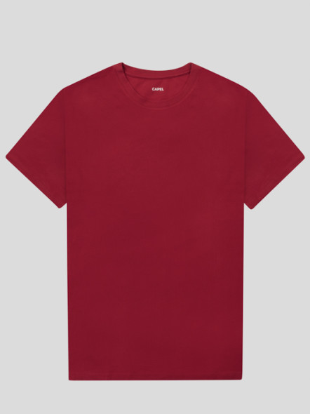 Tee-shirt Louis Mc Bordeaux Capel Grande Taille