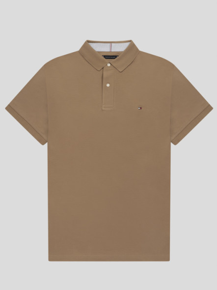 Polo Marron Tommy Hilfiger Grande Taille