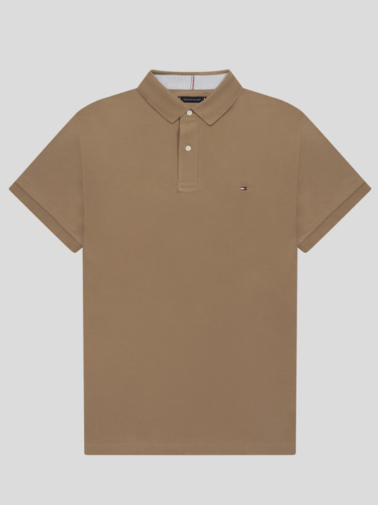 Polo Marron Tommy Hilfiger Grande Taille