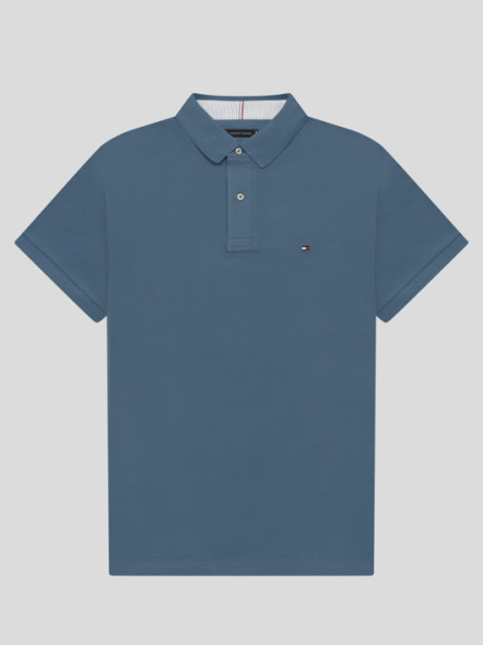 Polo Indigo Tommy Hilfiger Grande Taille