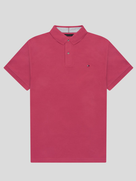 Polo Framboise Tommy Hilfiger Grande Taille