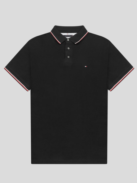 Polo Mc Noir Tommy Hilfiger Grande Taille