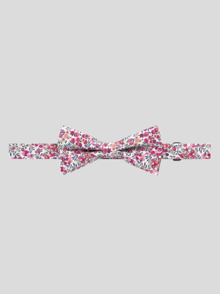 Noeud Papillon Tissu Liberty Fleurs Grande Taille