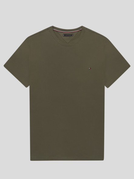 Tee-shirt Kaki Logo Tommy Hilfiger Grande Taille