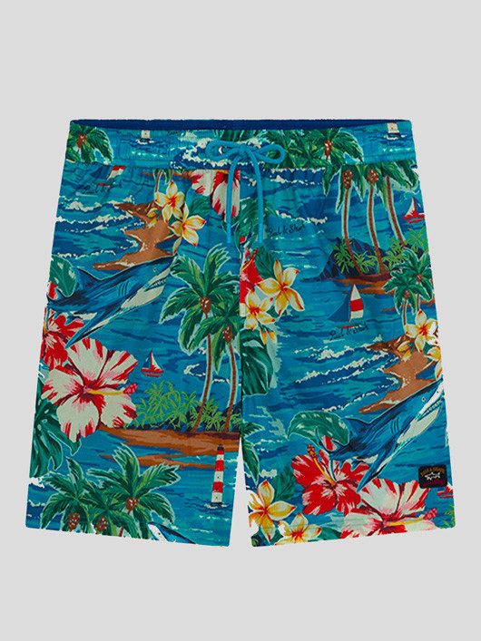 Maillot Bain Hawai Paul&shark Grande Taille  homme grande taille - Capelstore