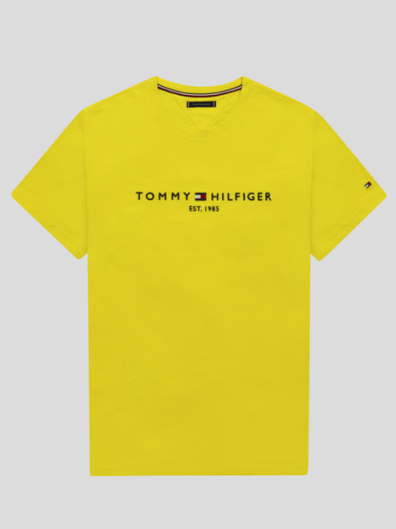 Tee-shirt Jaune Ciel Tommy Hilfiger Grande Taille