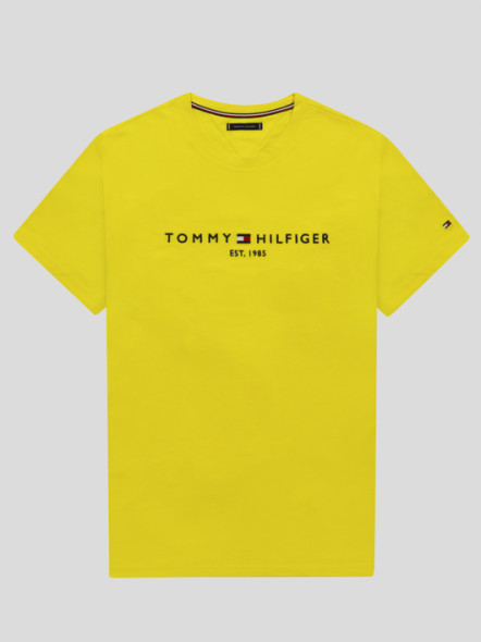 Tee-shirt Jaune Ciel Tommy Hilfiger Grande Taille