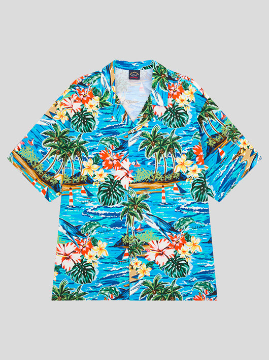 Chemisette Hawai Paul & Shark Grande Taille  homme grande taille - Capelstore
