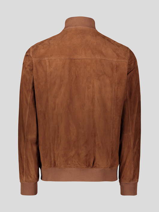 Blouson Cuir Cognac Paul&shark Grande Taille  homme grande taille - Capelstore