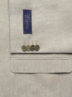 Veste En Lin Beige Capel Grande Taille  homme grande taille - Capelstore