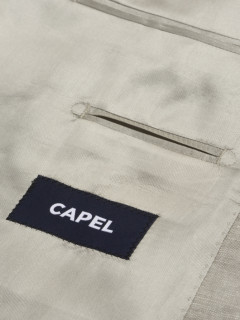Veste En Lin Beige Capel Grande Taille  homme grande taille - Capelstore