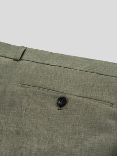 Pantalon En Lin Vert Capel Grande Taille  homme grande taille - Capelstore