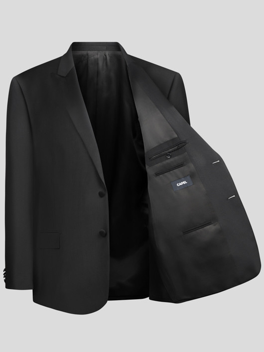 Veste Smoking Noir Collection Privee Capel Grande Taille homme grande taille - Capelstore