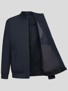 Blouson En Lin Marine Capel Grande Taille  homme grande taille - Capelstore
