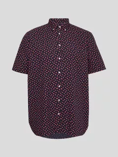 Chemisette Marine Fleurs Tommy Hilfiger Grande Taille  homme grande taille - Capelstore