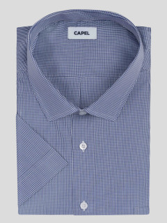 Chemisette Vichy Greg/leo Capel Grande Taille  homme grande taille - Capelstore