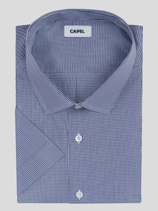 Chemisette Vichy Greg/leo Capel Grande Taille  homme grande taille - Capelstore