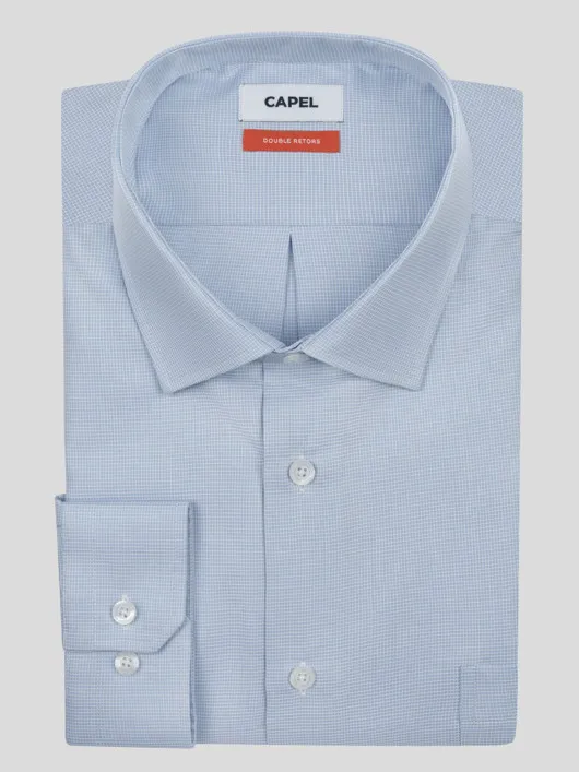 Chemise Max/leo Doub.retors Capel Grande Taille  homme grande taille - Capelstore