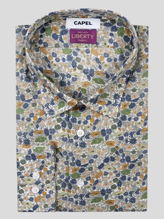 Chemise Gianni Tiss. Liberty Capel Grande Taille  homme grande taille - Capelstore